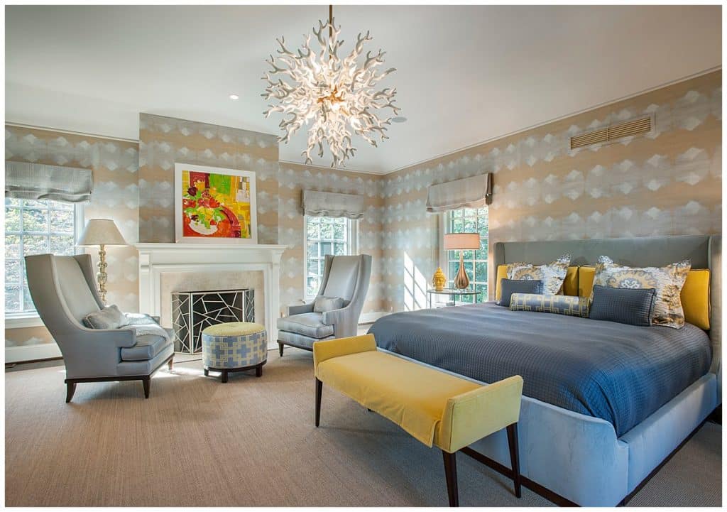 different furniture styles with vintage lighting